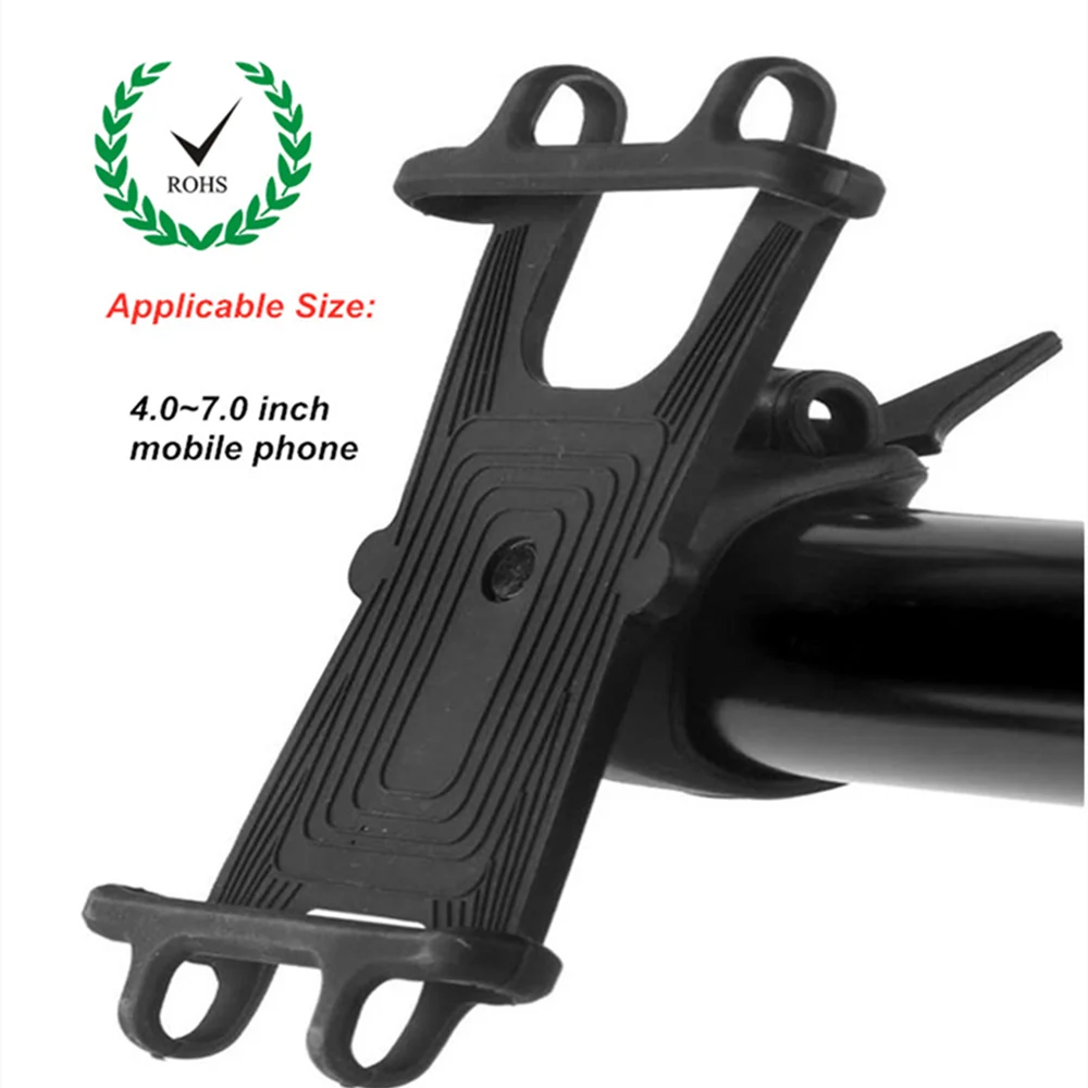 Велосипедный держатель для телефона Регулируемый силиконовый велосипедный