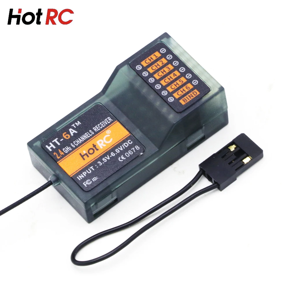 hotrc ht 6a 24g 6ch rc передатчик fhss и ht 6a 6ch приемни
