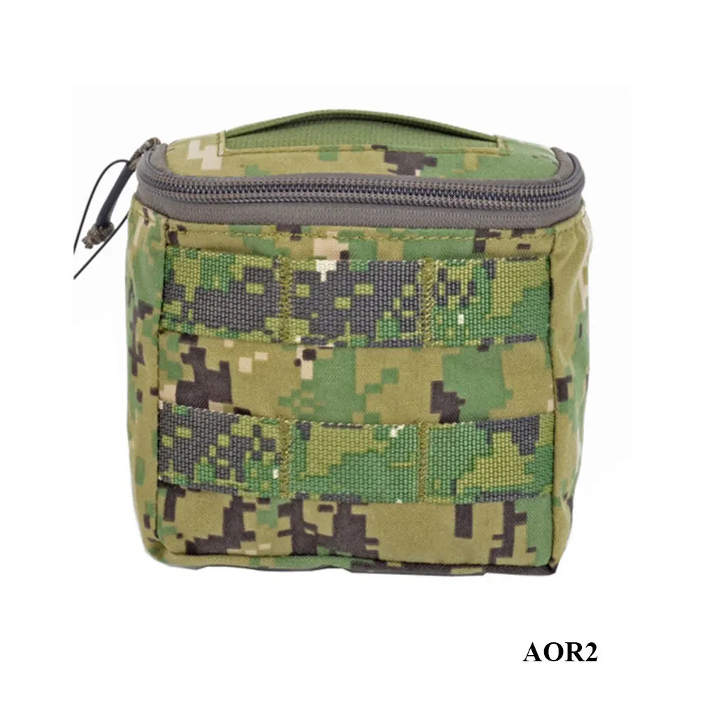 Tactifans MOLLE модуль скрытый перчатки из натуральной 500D Мультикам EDC облегченная модульная система переноски снаряжения поле боя медик ЕМТ чехол 10 Цвета - Цвет: AOR2