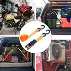 Стяжной ремень с храповым механизмом 5 м, затягивающий 8-образный крюк, тормозной ремень с маленьким однодюймовым зажимом, двойной крюк