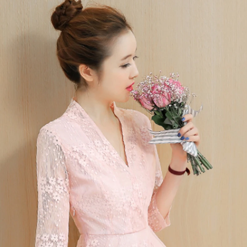 

Early Autumn New Trend, Elegant Temperament, Small lace dress, fairy super fairy skirt DHL Fast delivery