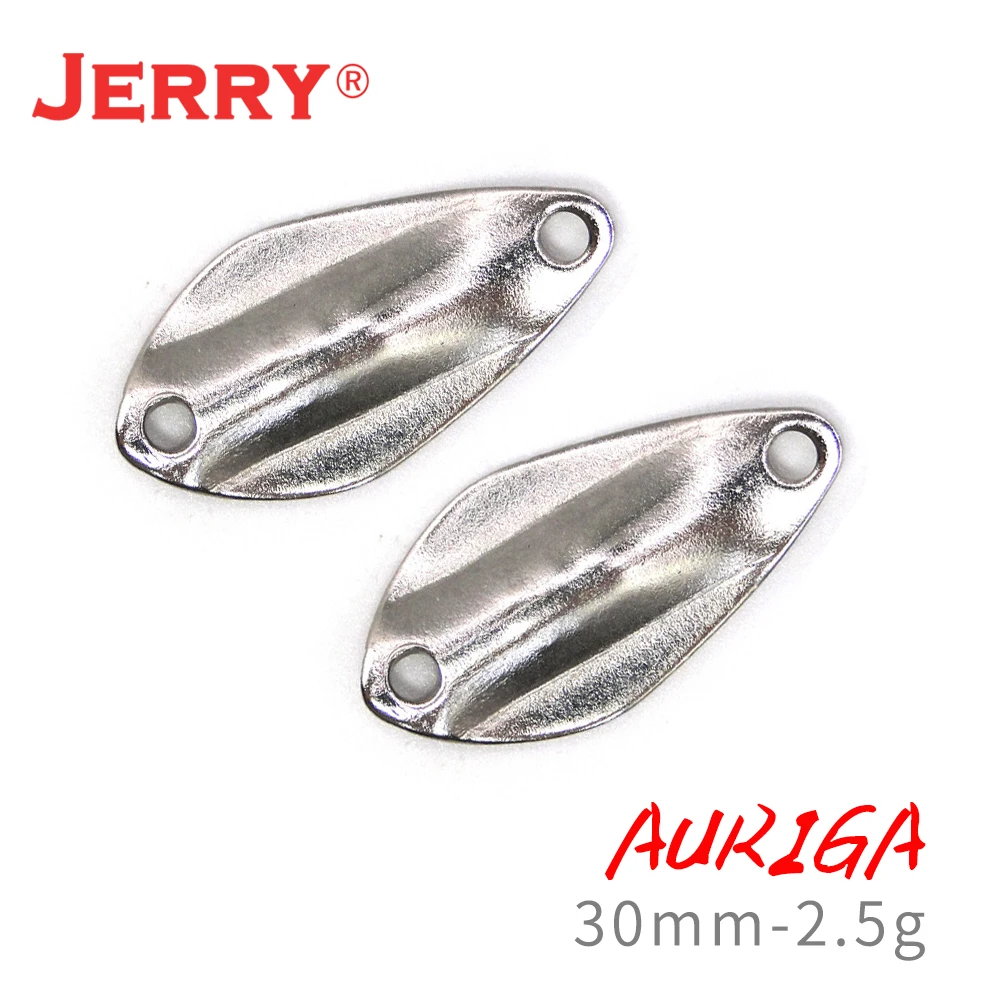 JERRY 50 шт. 2 5 г Неокрашенная металлическая никелированная рыболовная приманка