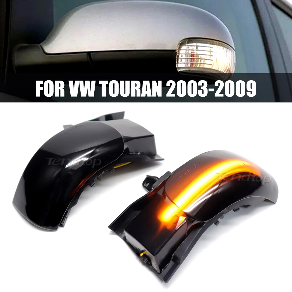 Динамический указатель поворота для VW Touran 1T1 1T2 2003 2004 2005 2006 2007 2008 2009 светодиодный