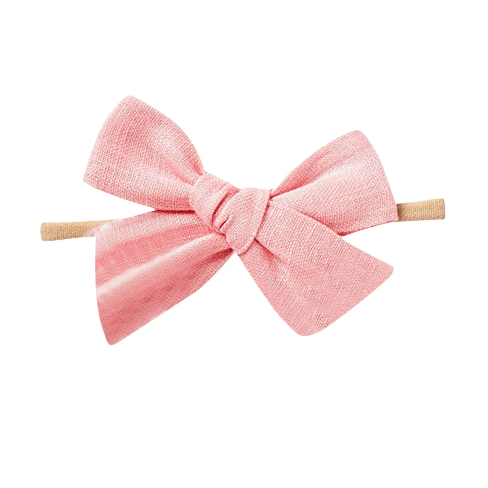 

Однотонные Детские резинки для волос с бантом, модные высококачественные модные винтажные аксессуары для волос ручной работы в западном ст...