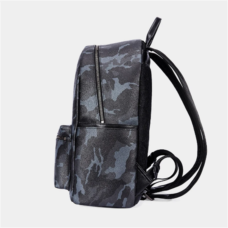 VLLICON/кожаный модный камуфляжный рюкзак дорожная сумка для хранения 14 дюймов