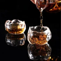 japanese style glass tea set glass small teacup white wine glass glass pot tea stand give gifts