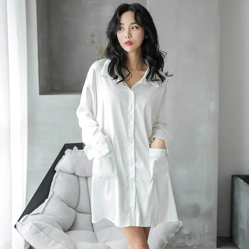 

High Quality Spring Autumn Chiffon Blouses Female Solid Colours Harajuku Tops Women Korean Style Loose Casual Fashionable Shirts