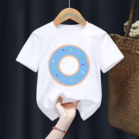 children blue donut my 0 9th birthday number print name t shirt birthday gift present clothes baby letter tops teedrop ship