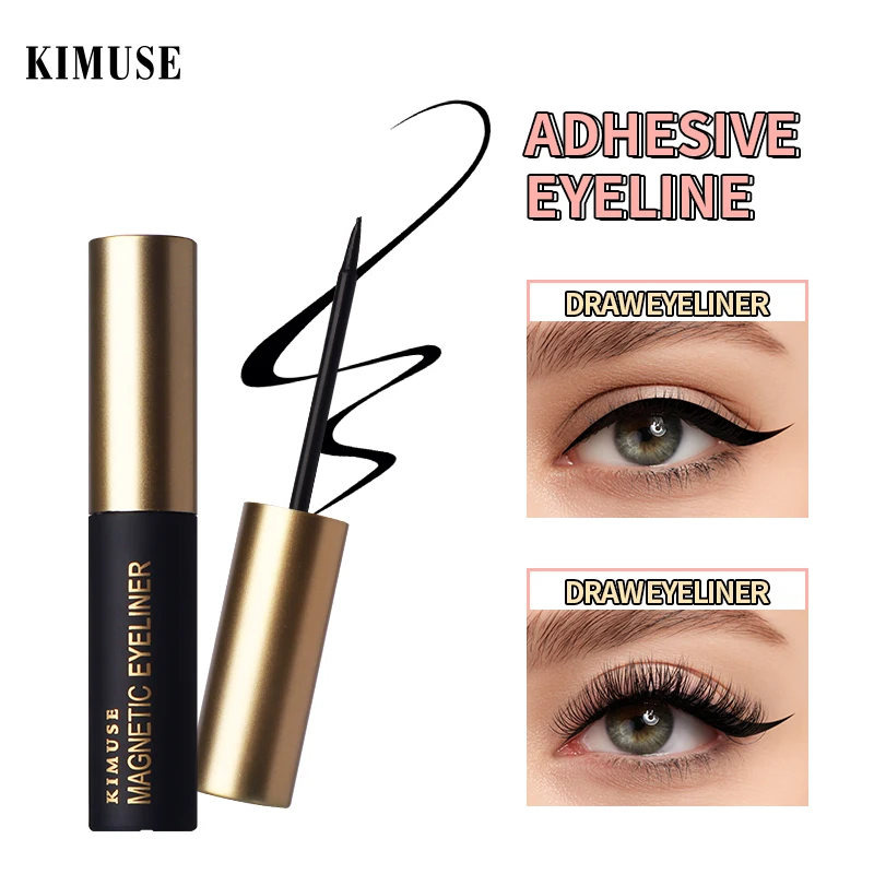 

Липкая жидкая подводка для глаз KIMUSE, карандаш для глаз без клея, долговечные быстросохнущие подводки для глаз без пятен, карандаш для макияж...