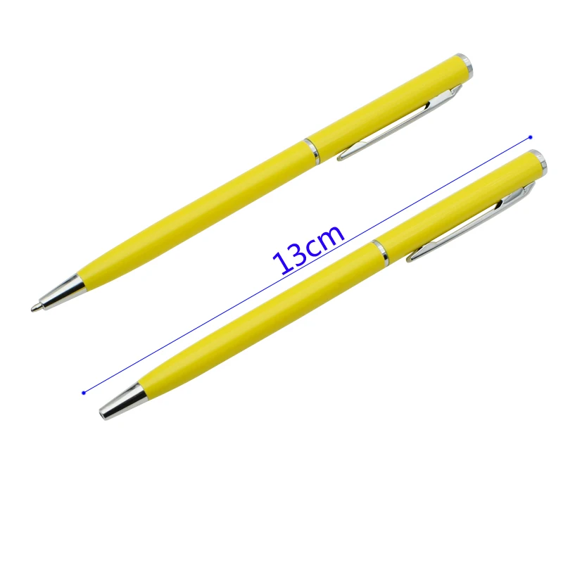 

Candy Color Metal Ball Point Pen 0.7 mm Black Blue Ink Refill Ball Pens Business Writing Materials Office School Supplies Gift