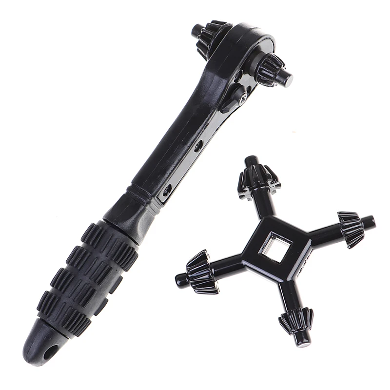 

2 in 1 Drill Chuck Ratchet Spanner Universal Wrench Hand Drill Key Chuck Ratchet
