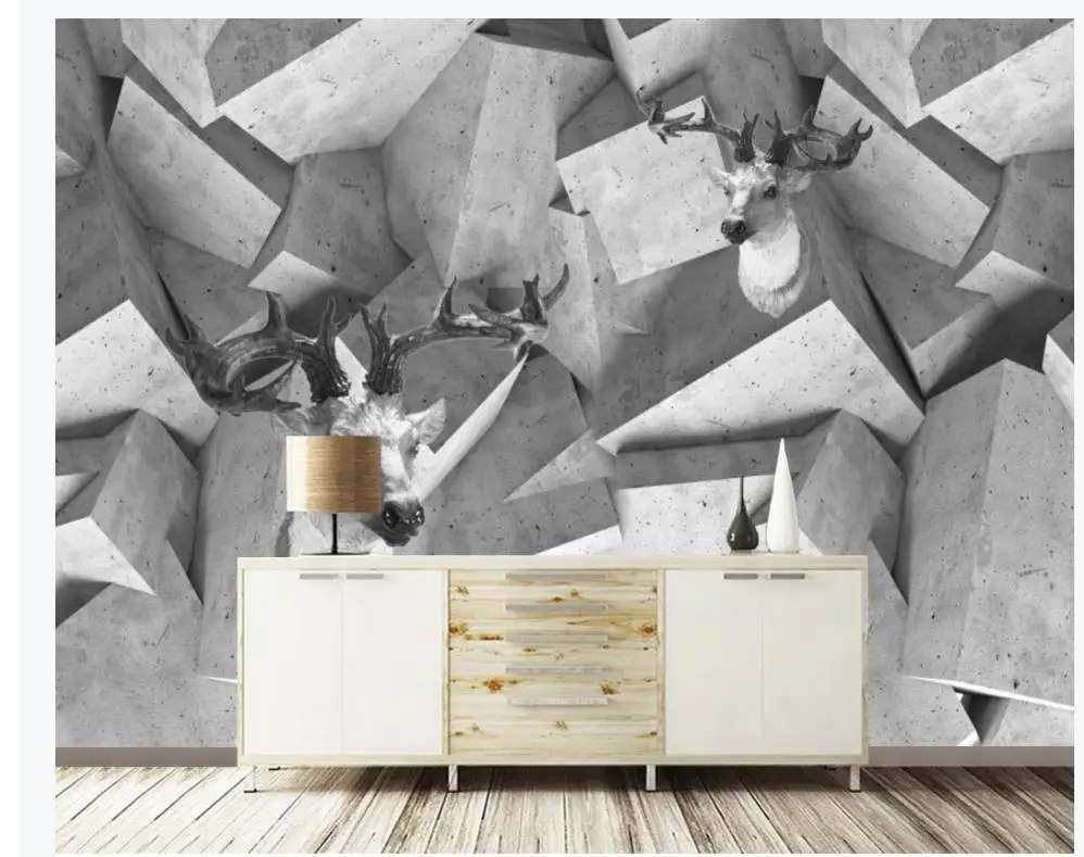 Обои для стен 3 d гостиной современные минималистичные геометрические Трехмерные