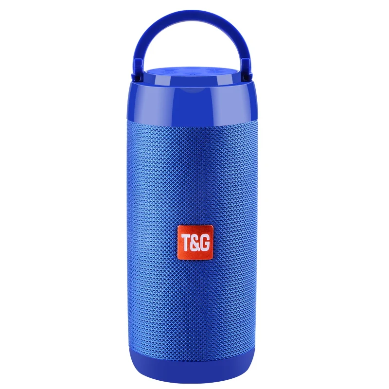 blue TG113C портативные беспроводные динамики bluetooth водонепроницаемый стерео Колонка Мини динамик с микрофоном FM Радио MP3 коробка басового звука - Цвет: blue