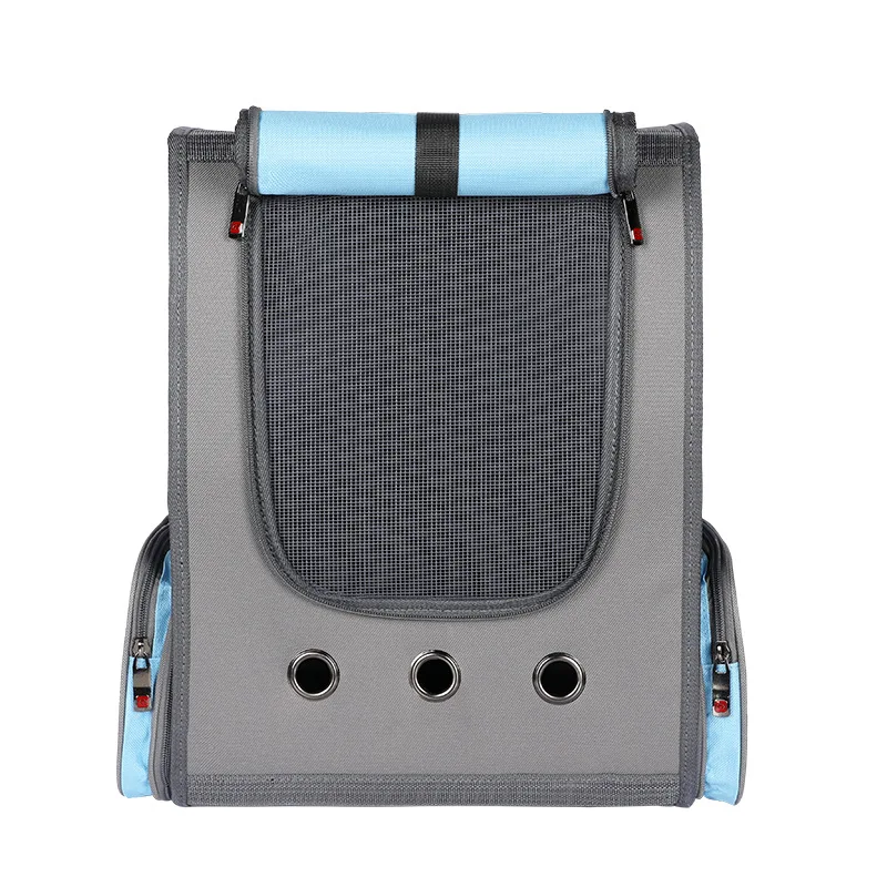 Outdoor Portable Pet Space Capsule Backpack Cat Bag Transparent Mesh Breathable For Cats PVC Folding Dogs | Дом и сад