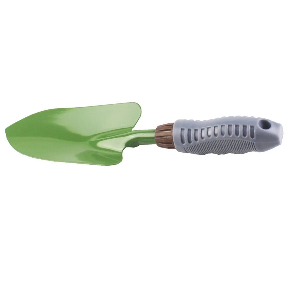 

Garden Tool Iron Shovel Hand Tools Colored Printed Shovel Accessories with PVC Anti-skid Handle (Green)