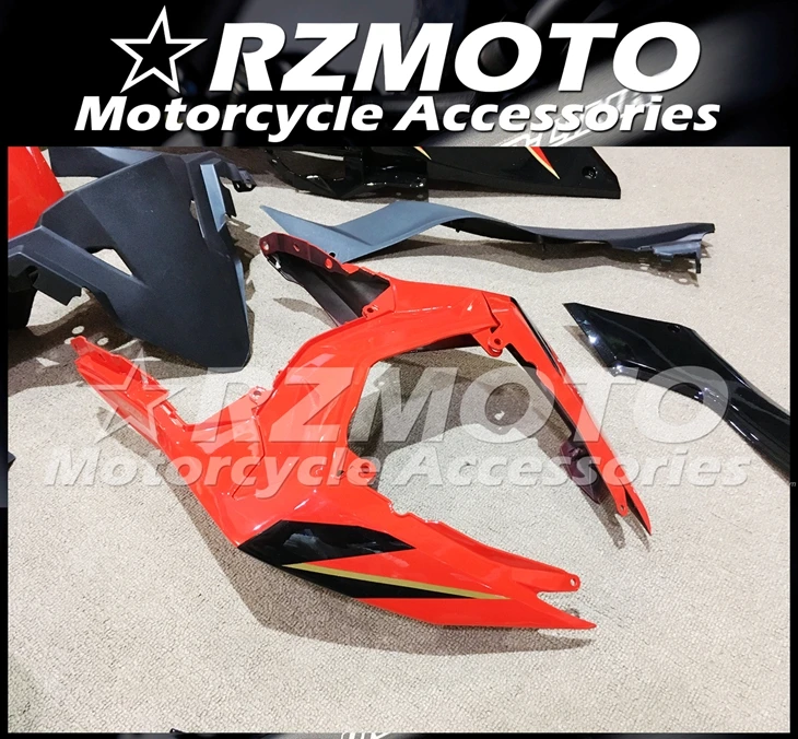 

Injection Mold New ABS Motorcycle Fairings Kit Fit for Kawasaki Ninja300 EX300 2013-2017 EX300R 13 14 15 16 17 Custom Red Black