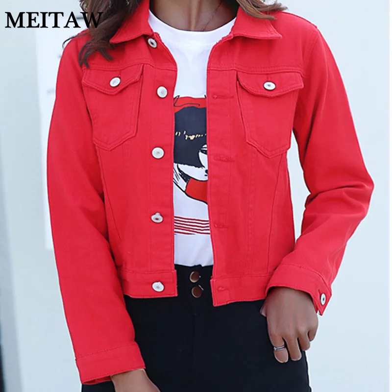 Женская джинсовая куртка с длинным рукавом повседневная облегающая короткая