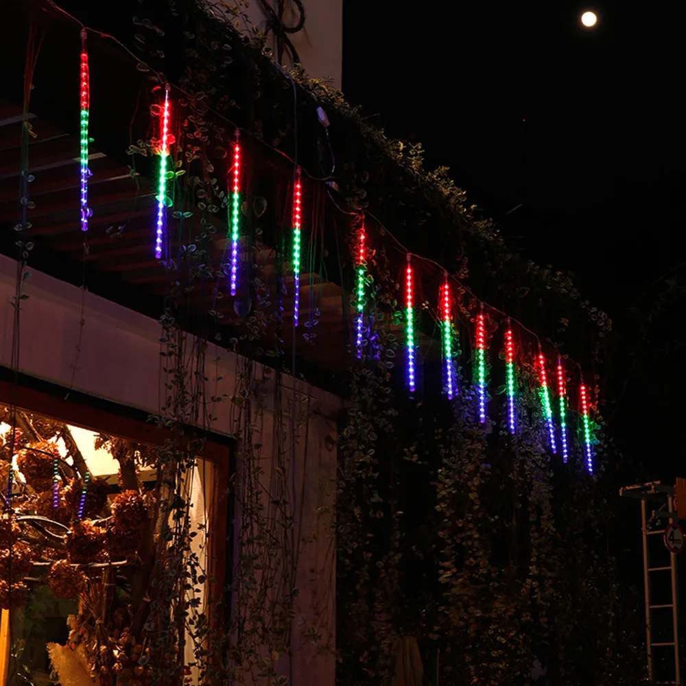 Водонепроницаемая гирлянда ANBLUB 30 см 50 8 трубок светодиодная метеоритный дождь