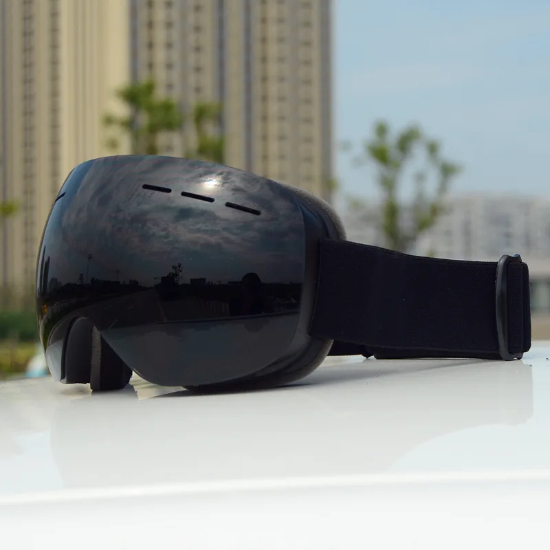 Для взрослых Лыжный Спорт очки большие сферические Gafas сноуборд мужские и женские лыжные очки двухслойные противотуманные