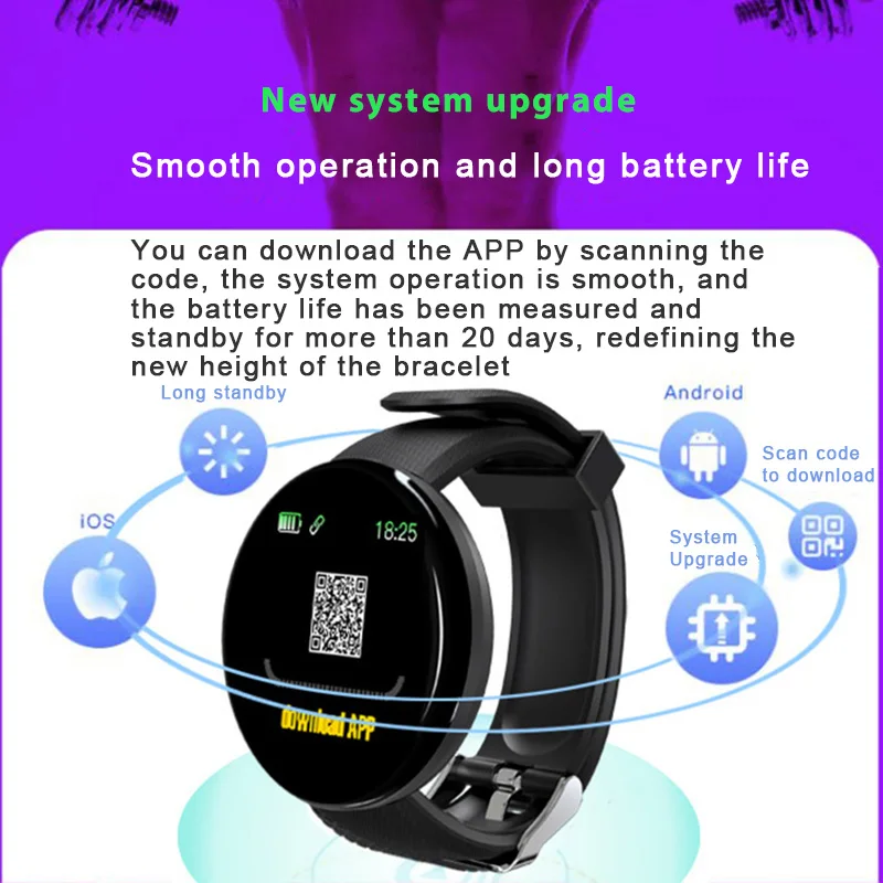 

Digital Watches Men or Women Smart Watch Waterproof Fitness Sport Fitness Watch New Arrival