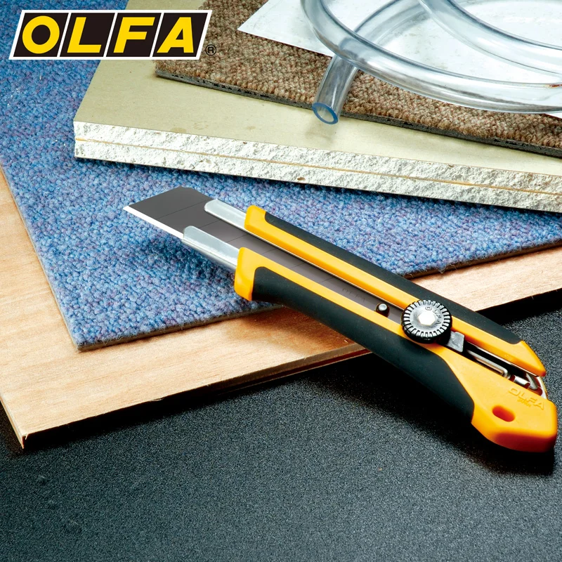 

Olfa super heavy cutting knife 25mm thin plate self-locking knob industrial art knife XH-1 / Al