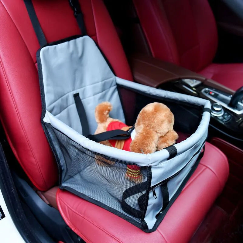 

Suministros Para Perros Pet Car Mat, Mesh Bag, Breathable and Waterproof Double-layer Pet Car Bag,Travel Car Mat Dog Accessories