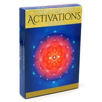 new 44 cards tarot sacred geometry activations oracle deck mysterious divination fun family party board game