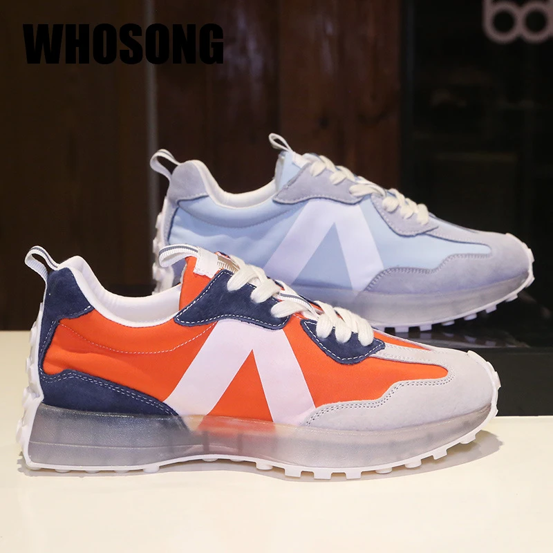 

New Women Casual Sneakers Ladies Slip On Platform Shoes Girls Real Leather Sport Sneakers Female Brand Chunky Sneakers Trainers