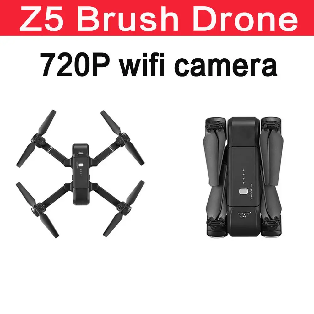 Sjrc f11 Z5 гоночный Дрон Профессиональный pro Дроны с камерой hd gps rc Вертолет fpv селфи gps бесщеточный Квадрокоптер игрушки 2K FPV складные дроны - Цвет: Z5 2.4G 720P brush