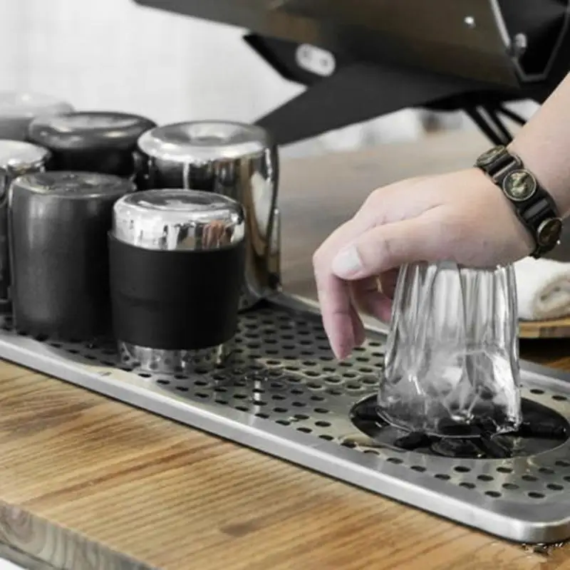 

Stainless Steel Cup Washer For Milk Tea Shop And Coffee Shop Special Embedded High Pressure Fast Automatic Flushing Bar Cup Wash