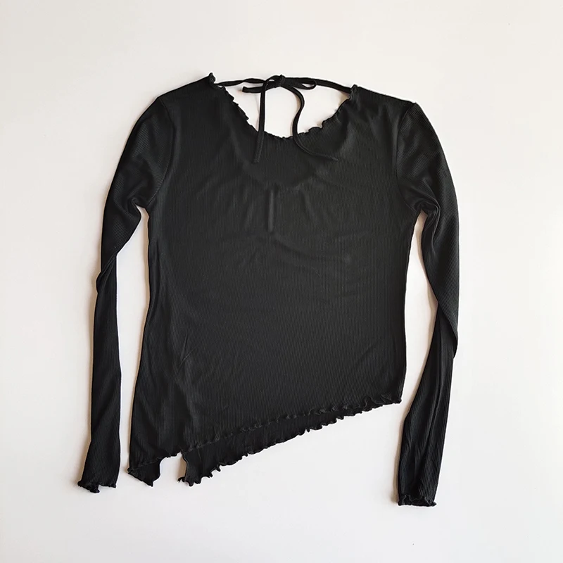 Sexy Women  Sport Shirts Solid Color High Elastic Gym Yoga Top Running Breathable Long sleeve T-Shirt