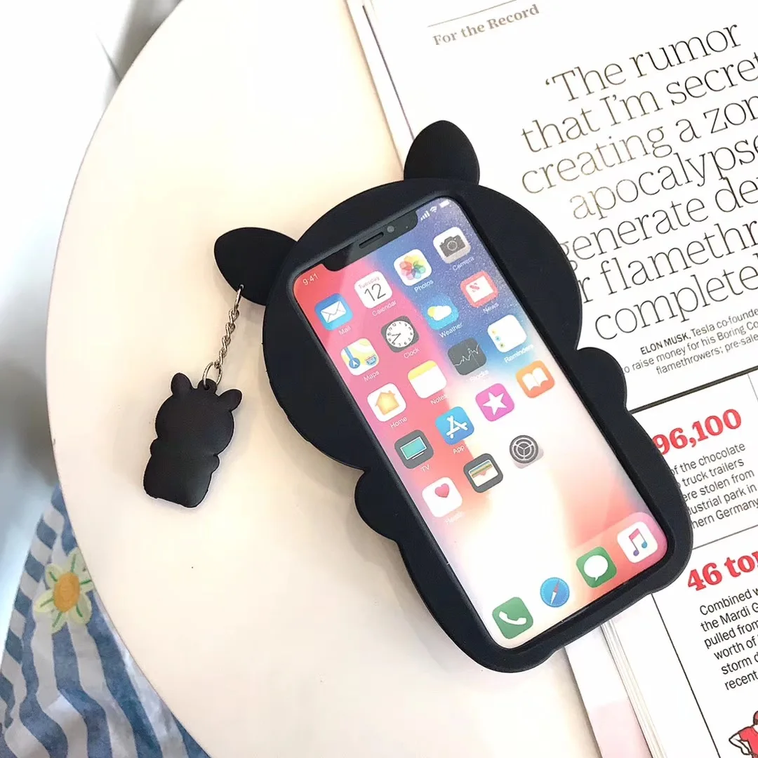 Мягкий силиконовый чехол с 3D рисунком Милого Розового кота для HUAWEI P30 P20 Pro Hono 10 Lite