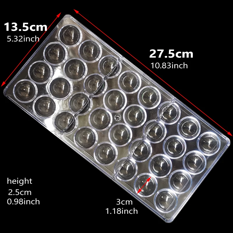 1 шт для кекса мусса пресс форма дома подарок на Рождество 32 половина мяч