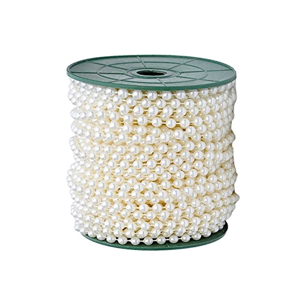 Цепочка из искусственного жемчуга для украшения свадебной вечеринки 25 м|Бусины