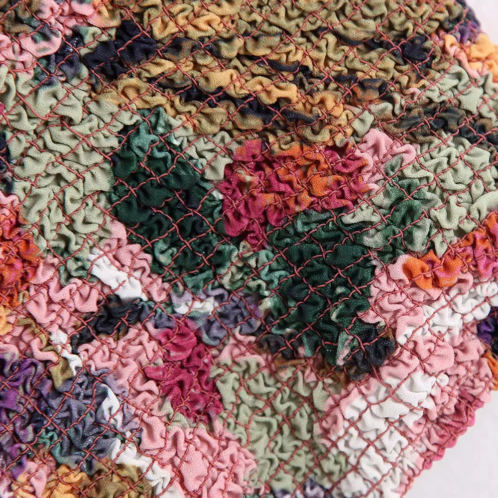 Модное на одно плечо плиссированная Сексуальная Укороченная рубашка Ретро мода