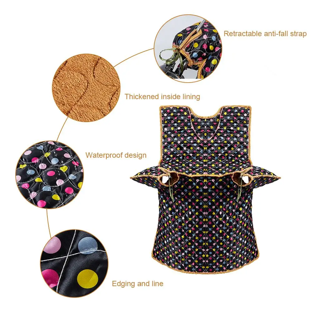 Электрический скутер лобовое стекло бархат толстый Водонепроницаемый Мотоцикл