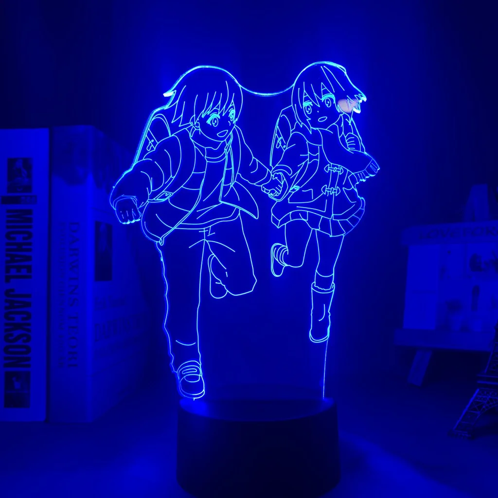 

Bedroom Decoration Light LED Light Birthday Gift Anime Light Acrylic Multicolor Lamp Night Lights