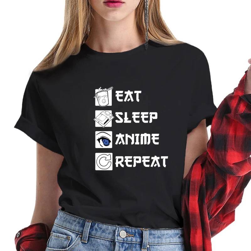 

Женские футболки, простая футболка с коротким рукавом и круглым вырезом, Графические Топы в японском стиле, свободная женская футболка с графическим рисунком