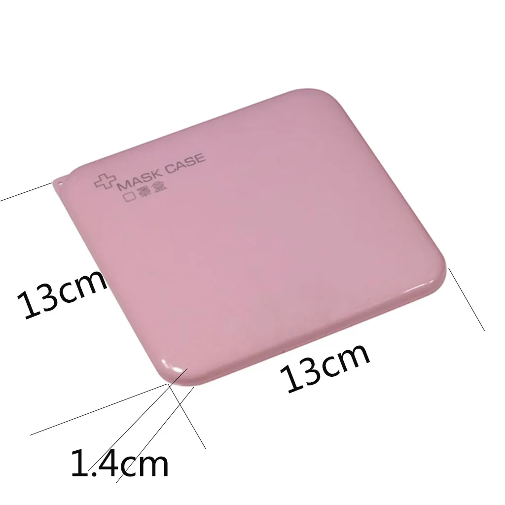 Cute melody Portable Face Masks Organizer Dustproof and Moisture-Proof Cover Holder Mask Storage Seal Box Accessories | Дом и сад