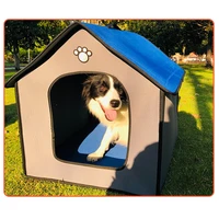 little dog kennel outdoor waterproof soft comfortable pet house chew proof removable small dog bed pet sleeping mat portable