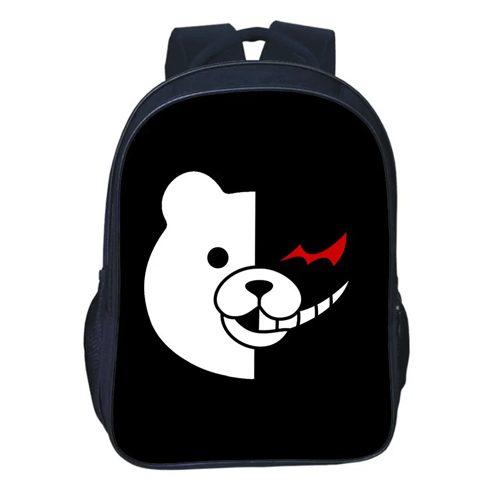 Danganronpa Backpack Children School Bag 3D Printing Anime Dangan Ronpa Monokuma Cosplay Backpack For Men Women Knapsack