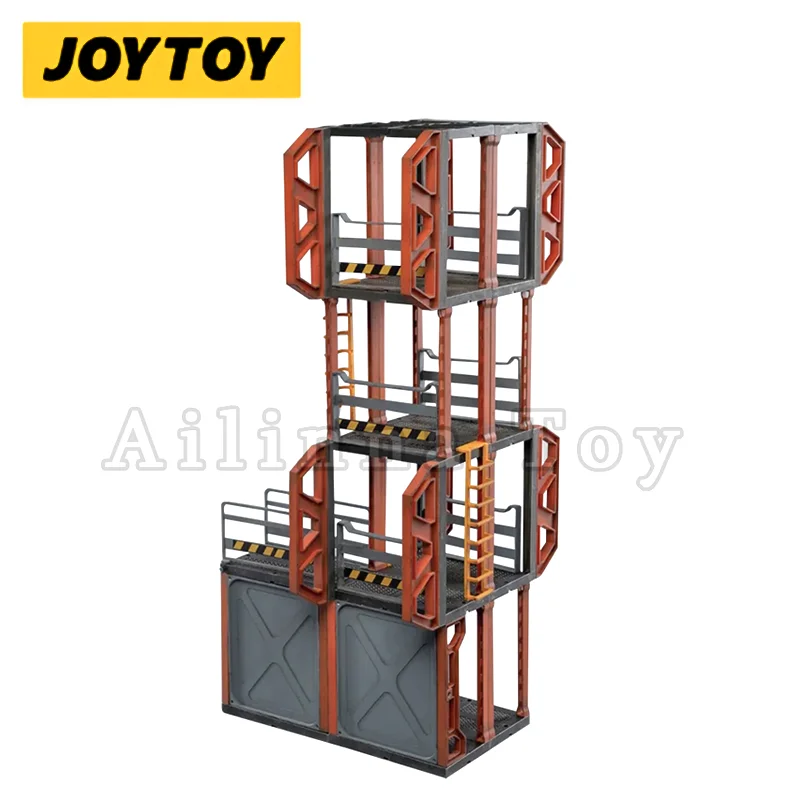 Фото JOYTOY 1/18 Диорама: Механический склад-наблюдательная вышка, модель аниме-персонажа, игрушка №2