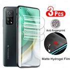 3 шт. матовая Гидрогелевая пленка с защитой от отпечатков пальцев для Xiaomi Mi 10 T Pro 5G, защита экрана 10 T Mi10 Mi10t 10tpro, не защитное стекло