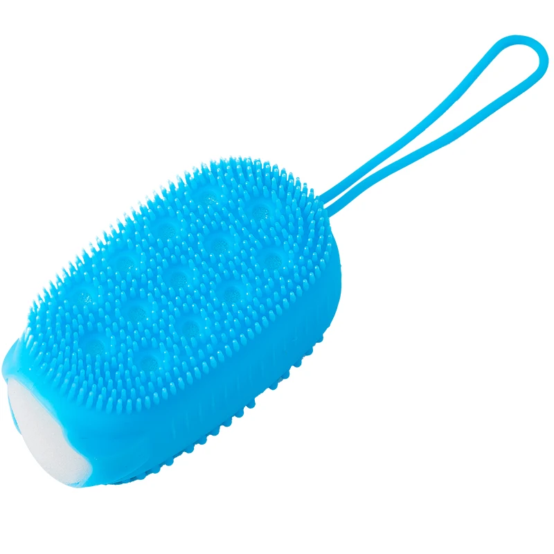 

VANZLIFE Silicone towel artifact double-sided strong rub mud gray painless rubbing artifact domestic adult children bath brush