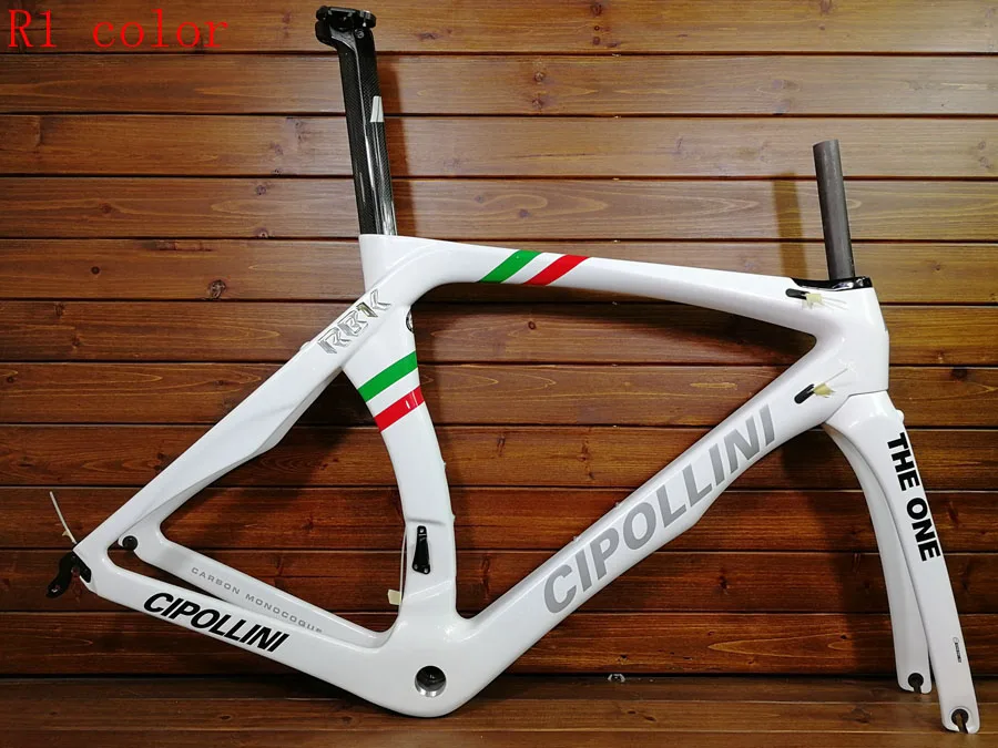 R1 color Новая модель Cipollini RB1K T1100 3k углеродная рама для дорожного велосипеда гоночный набор углеродных велосипедов Сделано в Тайване can XDB корабль - Цвет: R1 color