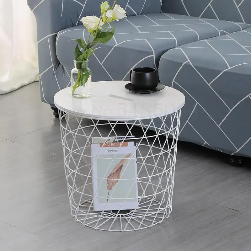 Кованый столик в скандинавском стиле простой современный кофейный для спальни