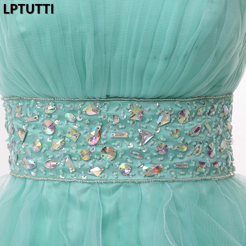 

LPTUTTI CRYSTAL Beading New Sexy Woman Social Festive Elegant Formal Prom Party Gowns Fancy Short Luxury Cocktail Dresses