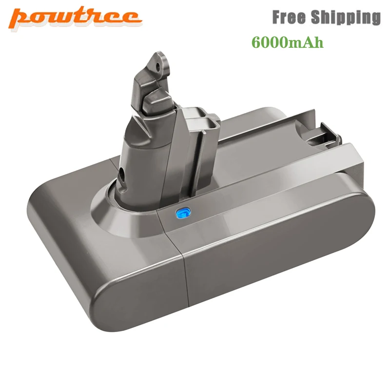 Литий-ионный аккумулятор Powtree 21 6 в для пылесосов Dyson V6 DC58 DC59 DC61 DC62 DC74 SV09 SV07 SV03 965874-02 |
