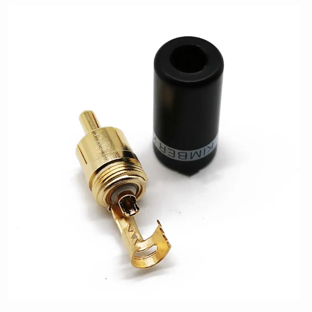 Hi Fi 4 шт. позолоченные штекеры Rca аудио усилитель соединение rca Штекерный