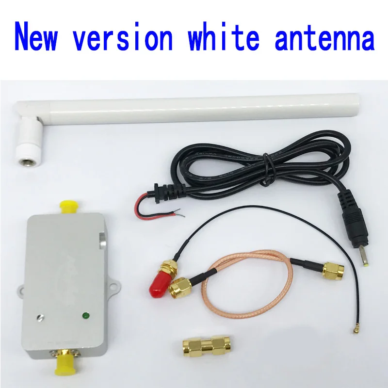 Белый WYFPV 2,4G wifi усилитель сигнала для помещений 2,5 Вт 33dBm управляемый усилитель мощности для JR FUTABA FPV Дрон передатчик SMA разъем - Цвет: Белый